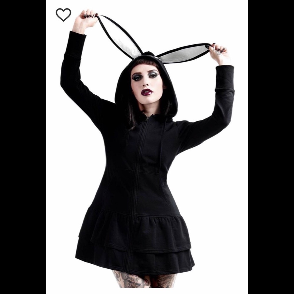Killstar gothic kawaii thumper hoodie. NWT